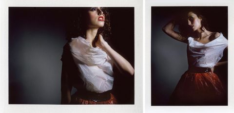 The lovely Chloe Rose Polaroid 600SE Photoshoot
