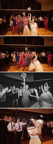 The Deckhouse Wedding - The bouquet toss
