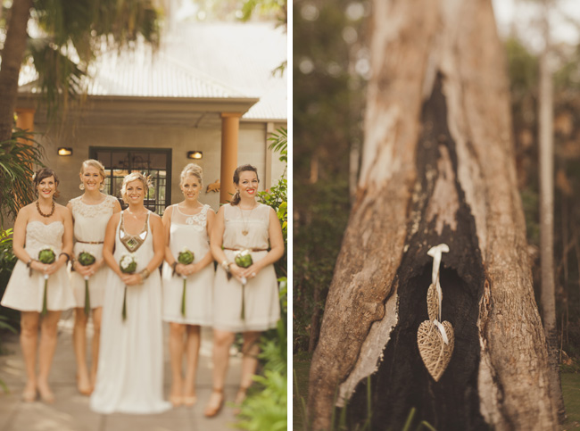 Bride + Bridesmaids {Forster Wedding Photography}