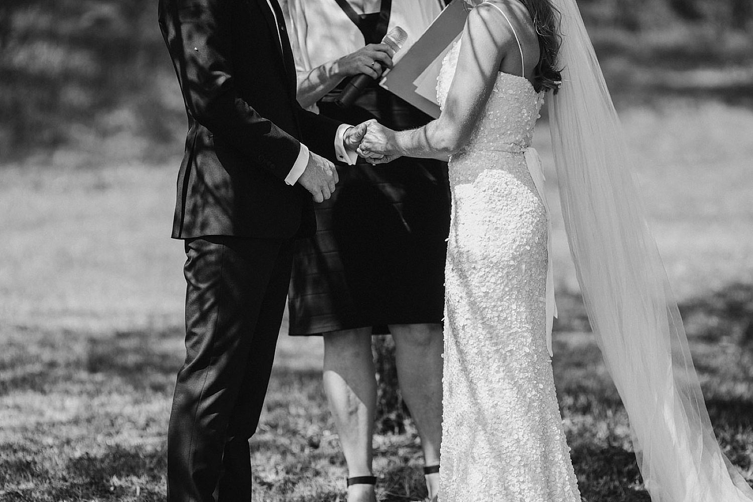 Ceremony moment in the Hunter Valley