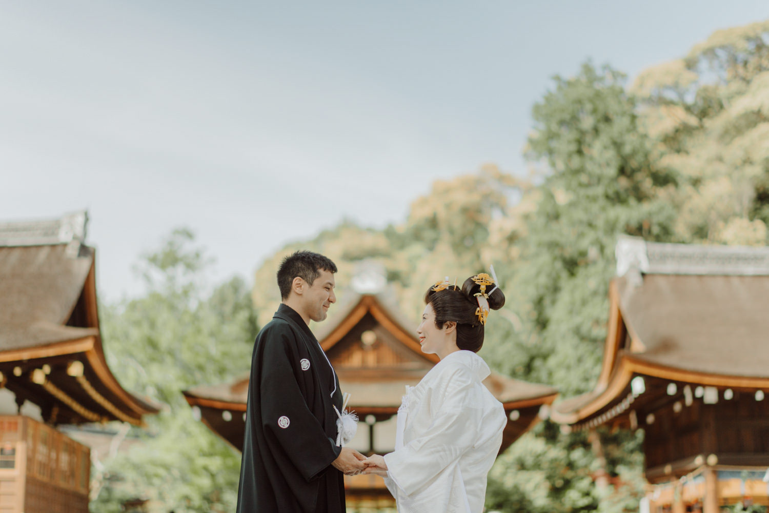 Traditional Japanese wedding photography