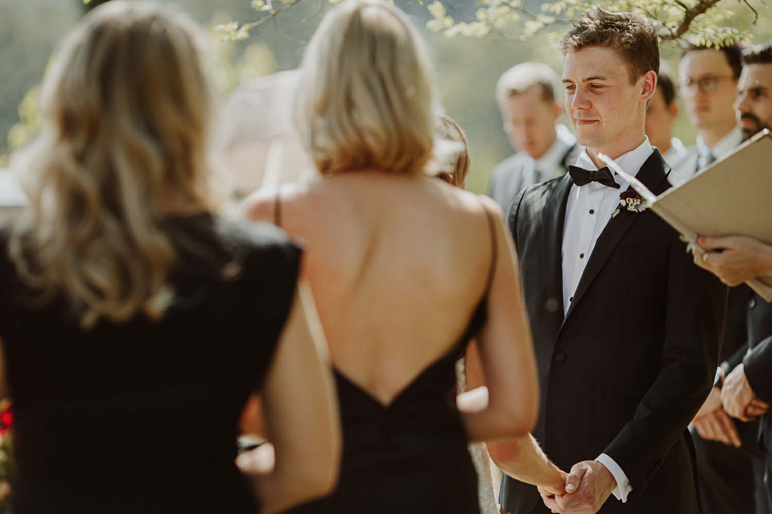 Ceremony at Valleyfields Wollombi Farm Wedding